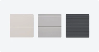 Straight, slanted and three-dimensional panel profiles